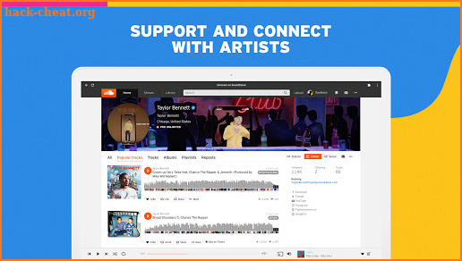 SoundCloud for Chromebooks screenshot