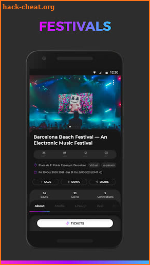 Soundclub - Discover Festivals screenshot