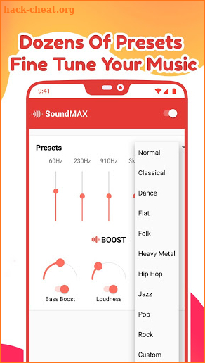 SoundMax Equalizer + Bass Premium screenshot