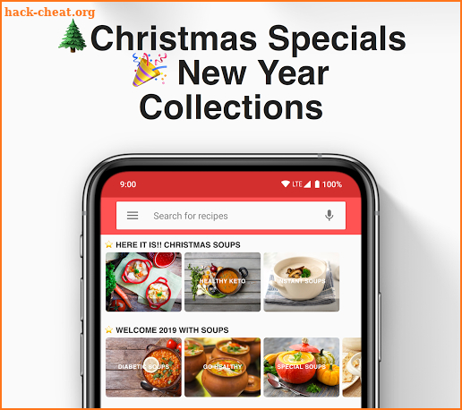 Soup Recipes - Soup Cookbook app🎄 screenshot