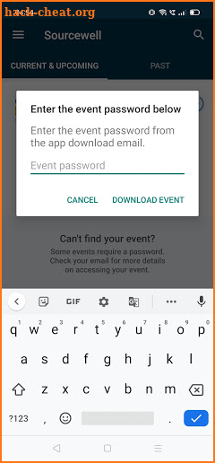 Sourcewell Events screenshot