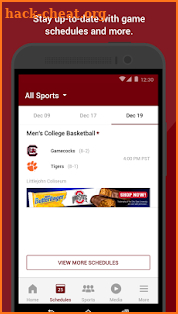 South Carolina Gamecocks screenshot