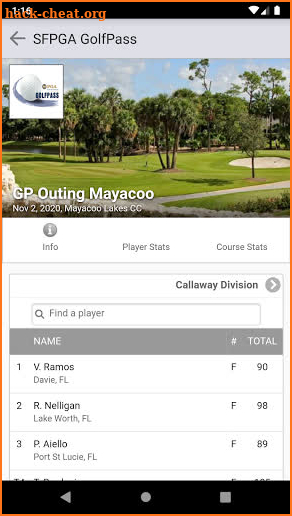 South Florida PGA GolfPass screenshot