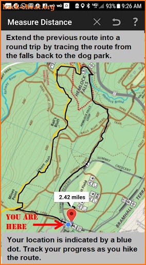 South Mountain Reservation Map screenshot