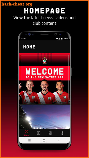 Southampton FC App screenshot