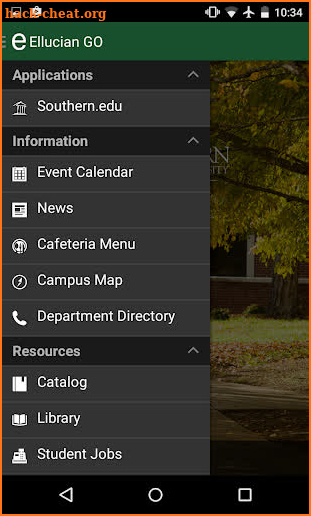 Southern Adventist University screenshot