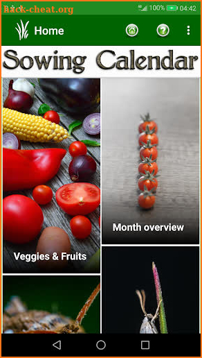 Sowing Calendar - Gardening screenshot