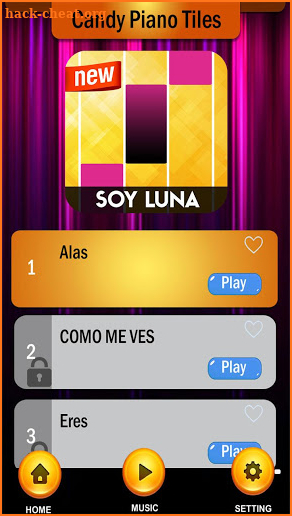 Soy Luna Piano Black Tiles screenshot