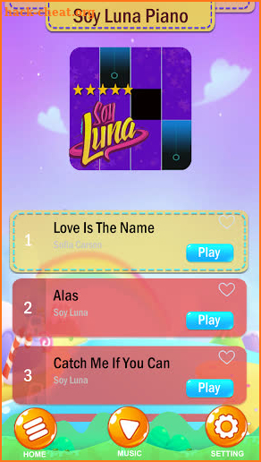 😍 Soy Luna 🎹 Piano Tap Tiles Game screenshot