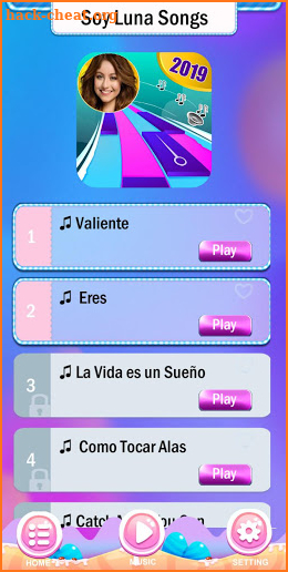 🎹 Soy Luna Songs Piano Tiles Music 🎹 screenshot