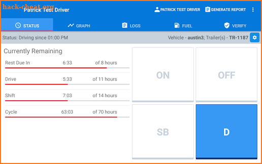 SP LogBook screenshot