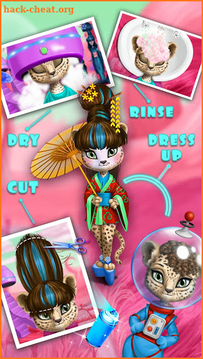 Space Animal Hair Salon - Cosmic Pets Makeover screenshot