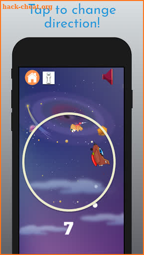 Space Bear : Circle Chase screenshot