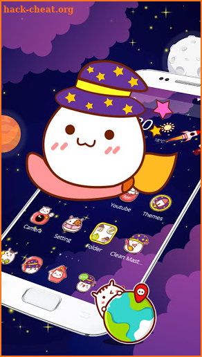 Space Cute Kawaii Theme screenshot