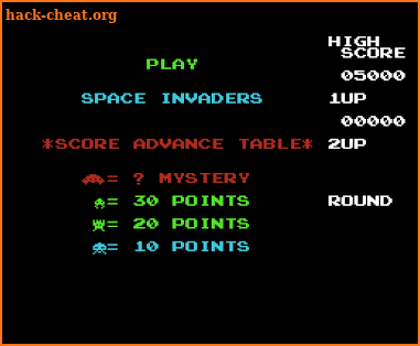 Space Invaders screenshot