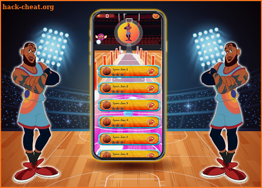 Space Jam piano tiles hop screenshot