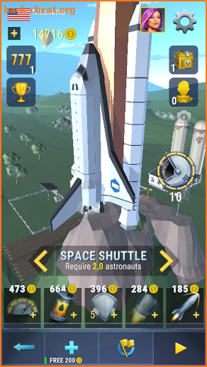 Space Rocket M, a fun scifi Space Flight Simulator screenshot