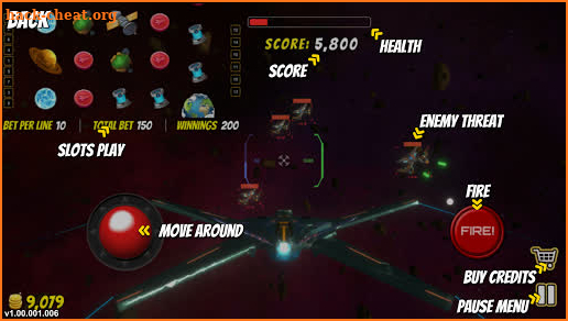 Space Skill Slotz screenshot