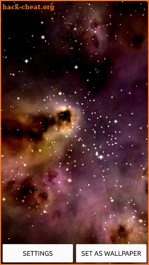 Space - Stars & Clouds 3DXL Wallpaper + Cardboard screenshot