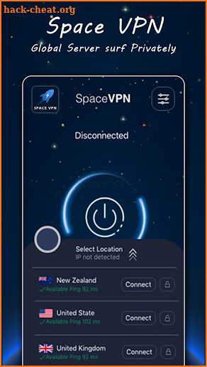 Space VPN - Free VPN Proxy Server & Secure Service screenshot