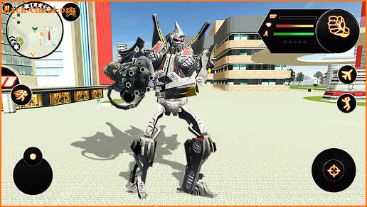 Spacecraft Robot Fighting Robot Transforming Game screenshot