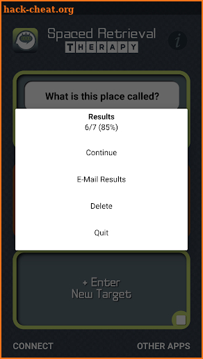 Spaced Retrieval Therapy screenshot