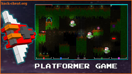 Spaceship Platformer Run n Gun screenshot