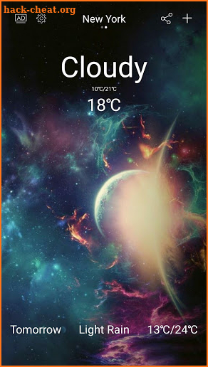 SpaceWeather screenshot