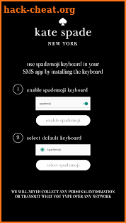 spademoji keyboard by kate spade new york screenshot