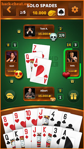 Spades - Batak HD Online screenshot