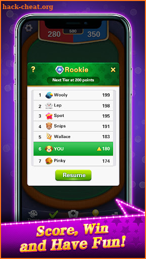 Spades Card Game Pokerist screenshot