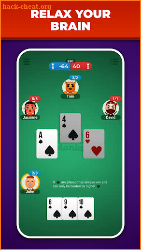 Spades Mania! Online card game screenshot