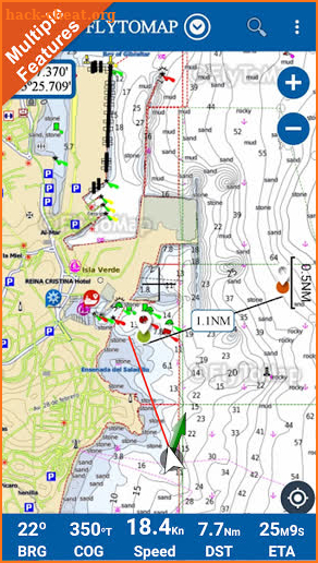 Spain Mediterranean GPS Charts screenshot