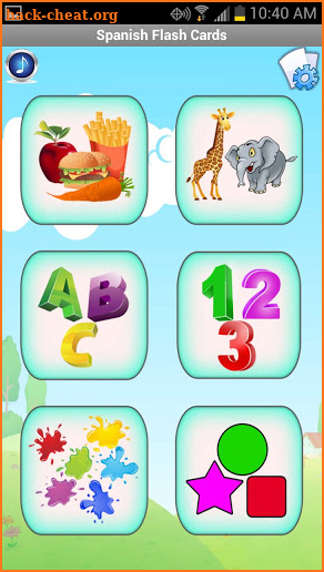 Spanish Baby Flashcards 4 Kids screenshot