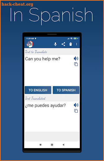 Spanish English Translator screenshot