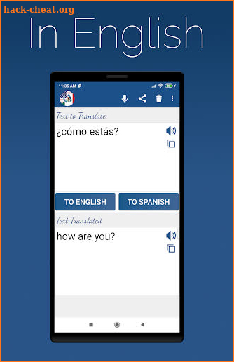 Spanish English Translator screenshot