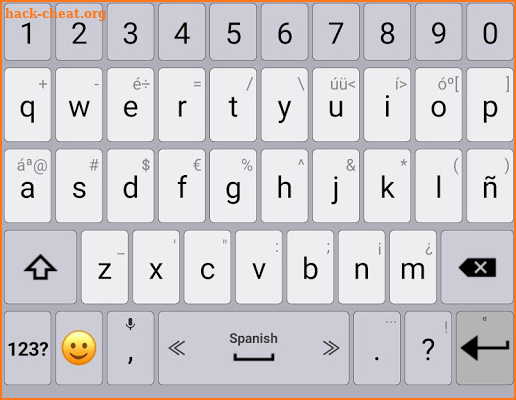 Spanish Language for AppsTech Keyboards screenshot