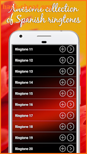 Spanish Ringtones 2018 screenshot