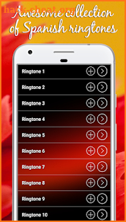 Spanish Ringtones 2018 screenshot