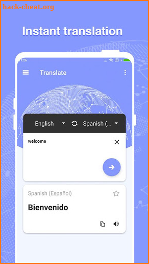 Spanish translator - Speech Text translator screenshot