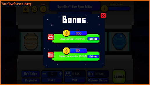 SpareTime™ Slots Space Edition screenshot