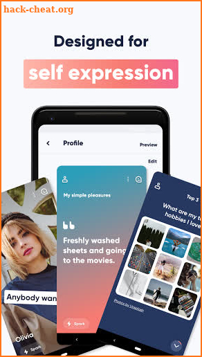 Spark Dating: Express yourself and meet new people screenshot