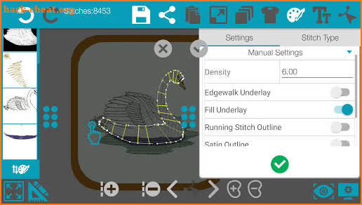 Spark Embroidery Digitizing ap screenshot