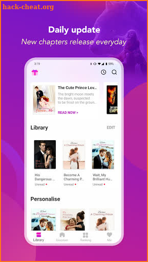 Spark Fiction - Read and Tell Web Novels App screenshot