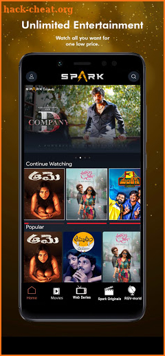 Spark OTT - Movies, Originals screenshot