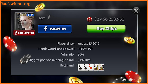 Spark Poker - Live Texas Holdem Free Casino screenshot