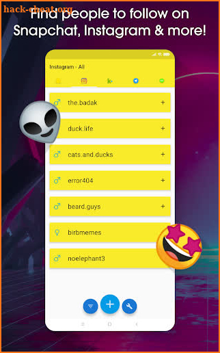 👋✨ AddMe — Find friends on Snapchat, Kik, Insta!✨ screenshot