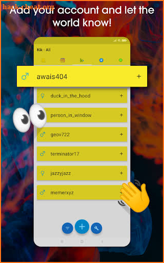 👋✨ AddMe — Find friends on Snapchat, Kik, Insta!✨ screenshot