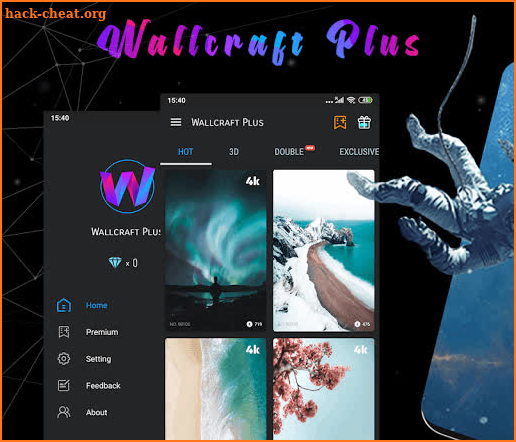 ✨Wallcraft Plus-3D&4K&Double Wallpapers screenshot