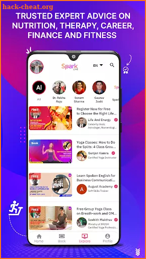 Spark.Live - Live Video Classes and Consultations screenshot